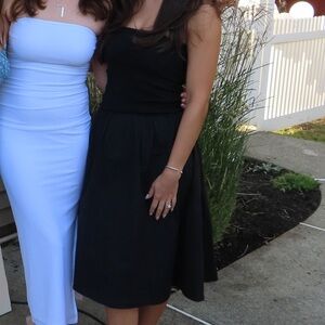 Weworewhat Midi poplin dress